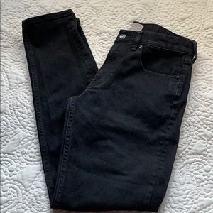 EverLane Athletic Slim Jean Black Pant Denim 30X32